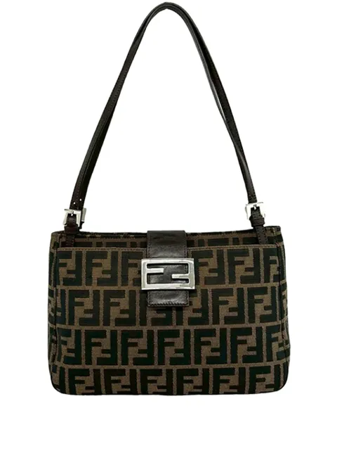 Fendi Pre-Owned 1990-2000 Zucca Canvas shoulder bag Brown WSZCS9NP4SCRGLOB