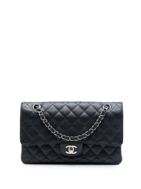 CHANEL Pre-Owned 2012 Medium Classic Caviar Double Flap shoulder bag Black Z9P2RVPLH8O60ZJ2