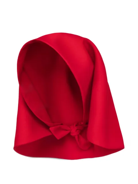 THE ARKOW Eva wool headscarf Red TAB004C5I