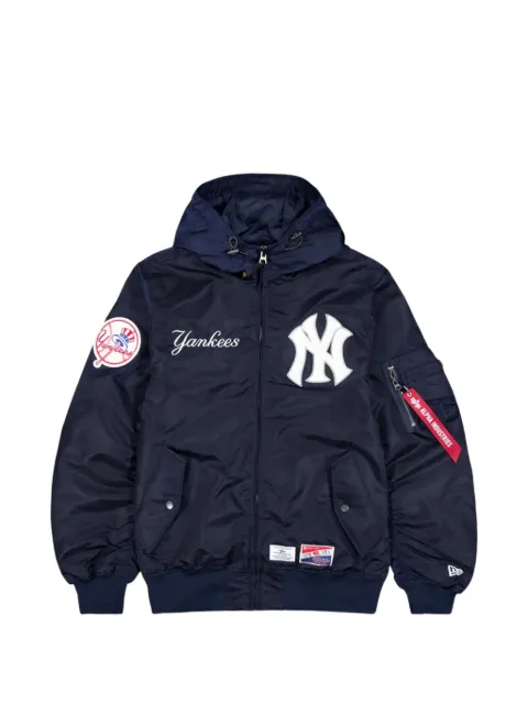NEW ERA CAP MLB New York Yankees hooded jacket Blue NE1258