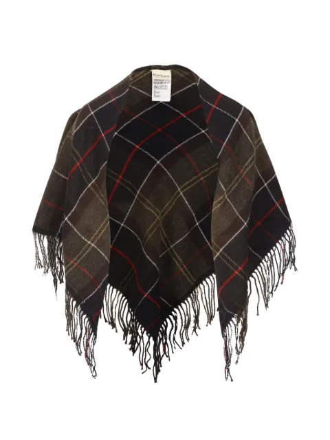 Barbour Kirklees Tartan triangular scarf Brown LSC0499TN11