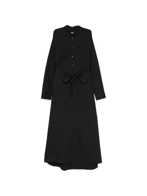 Essentiel Antwerp Jada oversized belted midi shirt dress Black JADA