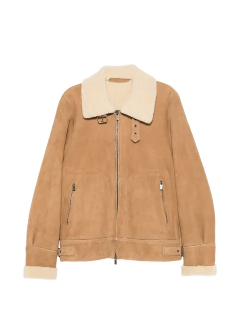 Salvatore Santoro zip-up jacket Brown 51571U