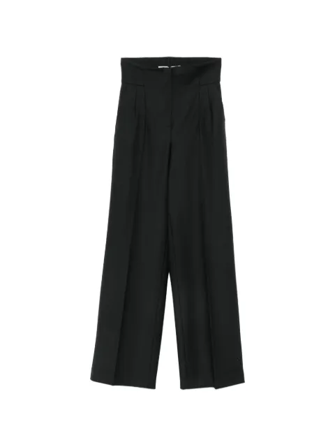 DE SANTIS pleated trousers Black PT1002