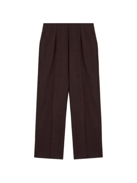 MOMONÌ Lou pressed-crease trousers Brown 266MMOPA05826622MO