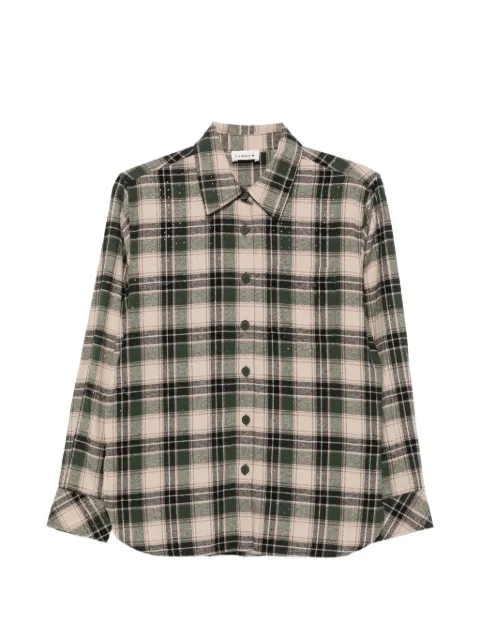 P.A.R.O.S.H. check-pattern rhinestone-embellished shirt Neutrals COWBOYD380669
