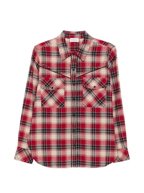 P.A.R.O.S.H. stud-embellished shirt Red COWBOYD380658B