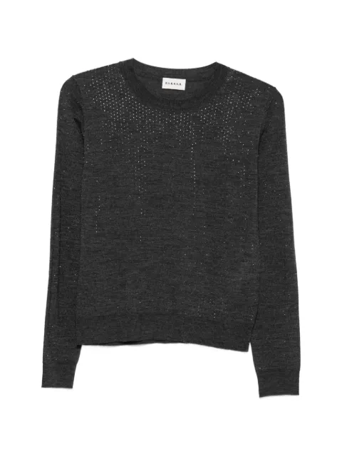 P.A.R.O.S.H. crystal-embellished sweater Grey LARKD541516