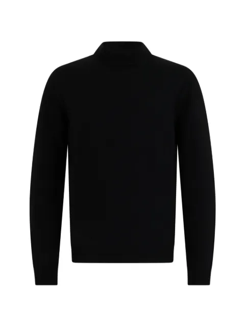 slowear high-neck fine-knit sweater Black 810138Z0290