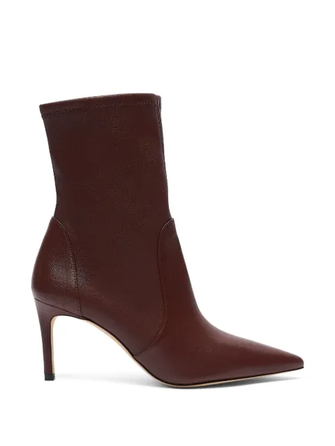 Stuart Weitzman Stuart Power pointed-toe ankle boots Brown SJ974SRLNYW