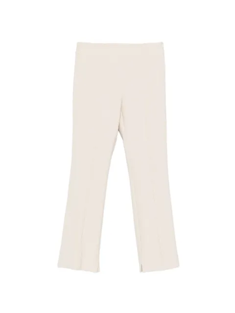 Peserico seam-detail slit-hem trousers Neutrals P0494001934