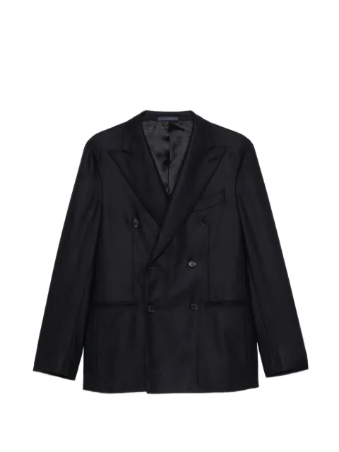 Caruso double-breasted peak-lapel jacket Blue ASM2JD611H508864