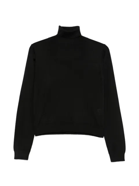 Daniele Fiesoli turtleneck merino-wool sweater Black DD7037