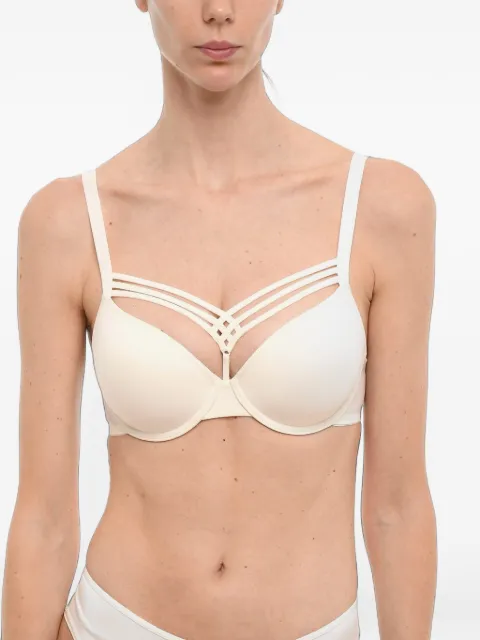 Marlies Dekkers Dame de Paris cut-out detail bra Neutrals 1747110