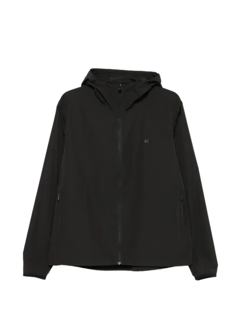 BOSS hooded zip-up jacket Black 50561385