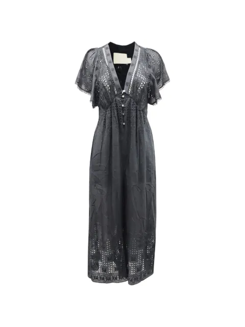 ZIMMERMANN Harlequin broderie-anglaise jumpsuit Grey NAPPUGBCL144507W
