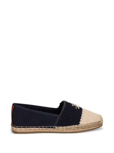 Tommy Hilfiger crochet-knit slip-on espadrilles Blue FW0FW09502
