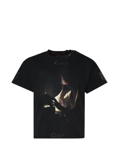 Crazy Clown L.A. Georges de La Tour-print T-shirt Black 260U10