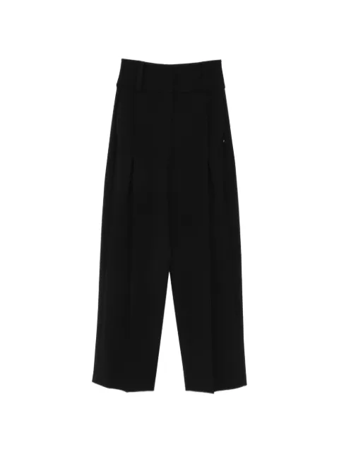 Sportmax pleated wide-leg trousers Black 26221360526