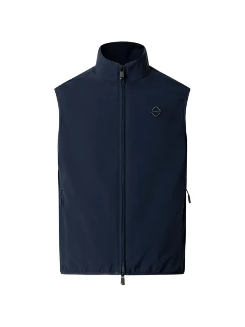 Hackett London soft-shell zip-up gilet Blue HM4000252