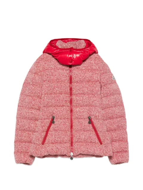 Moncler Vintage 2010s quilted hooded jacket Red MO690CNL