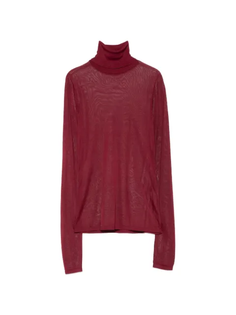 ZIMMERMANN fine-knit high-neck sweater Red 0227TF26R