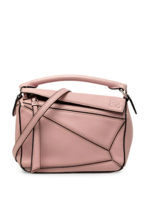 Loewe Pre-Owned 2019 Mini Calfskin Puzzle satchel Pink SK0H9OPNR9TKR69Z