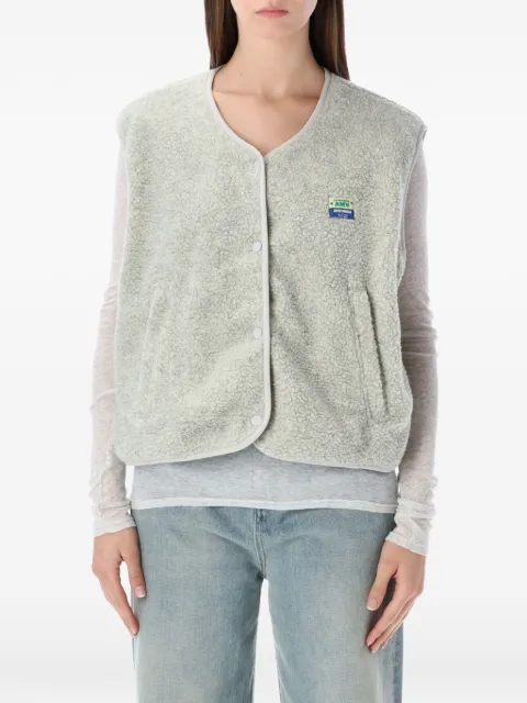 American Vintage Hoktown fleece vest Grey HOK16B