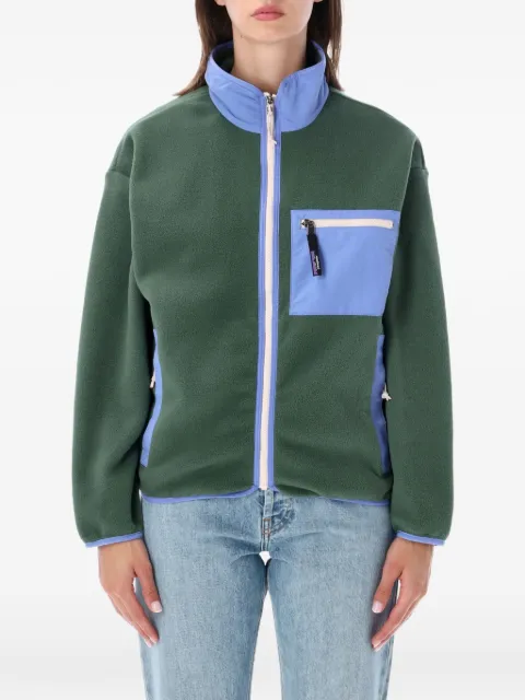 Patagonia fleece panelled jacket Green 22955