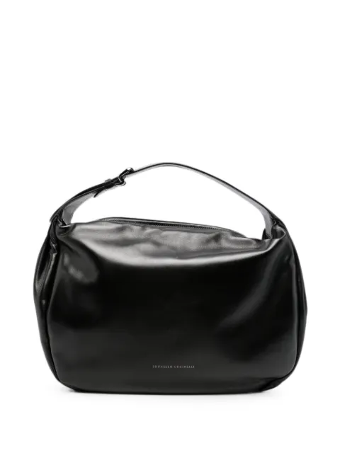 Brunello Cucinelli logo-print tote bag Black MBLPLB2832PC101