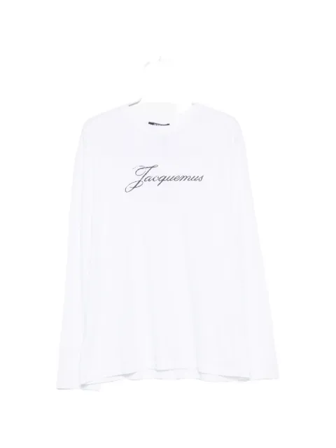 Jacquemus The Jacquemus long-sleeve T-shirt White TSU00351AJ00289