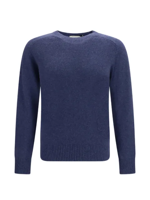 BROOKSFIELD crew-neck raglan-sleeve sweater Blue 203GU003