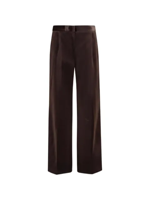 Lardini velvet wide-leg trousers Brown A7FE804ACD67804