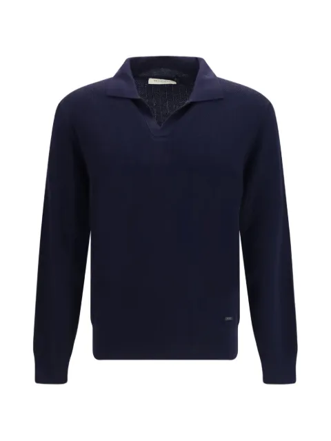 BROOKSFIELD V-neck sweater Blue 203FP033