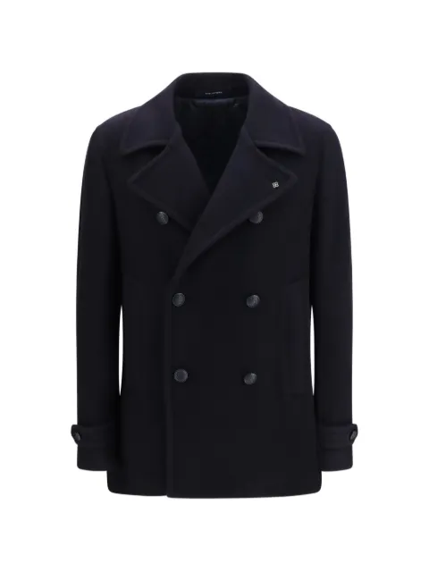 Tagliatore double-breasted pea coat Blue MONACOF770116