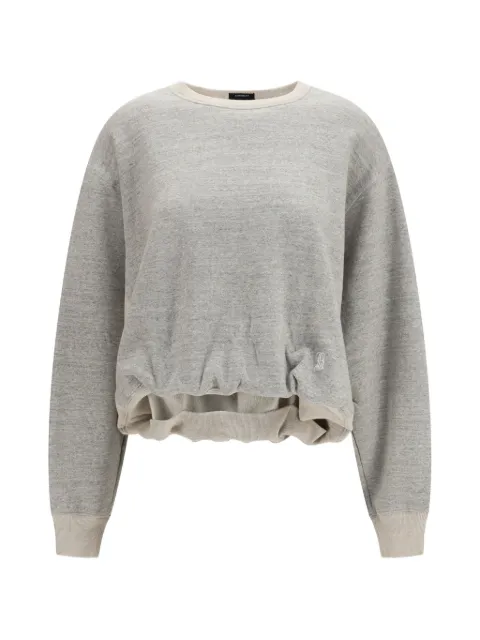 R13 New York balloon logo-print sweatshirt Grey R13WK260
