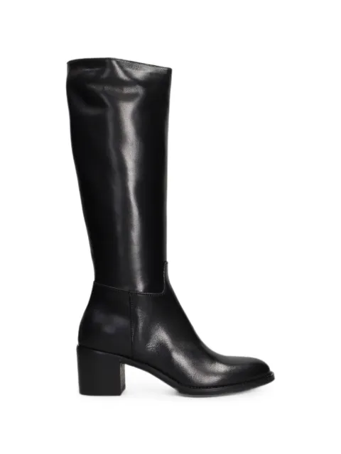 Julie Dee knee-high leather boots Black AW416