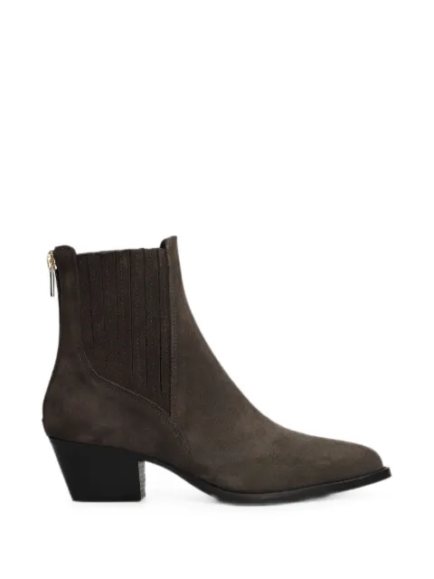 Fabio Rusconi elasticated-side zip-up ankle boots Brown TXR5612