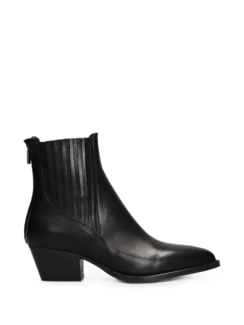 Fabio Rusconi pointed-toe zip-fastening ankle boots Black TXR5612