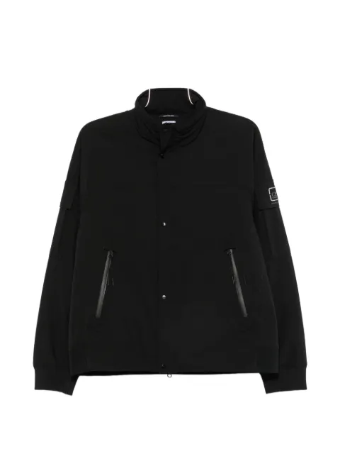 C.P. Company Metro-Tek logo-patch hooded jacket Black 21CLOW006A110264V999