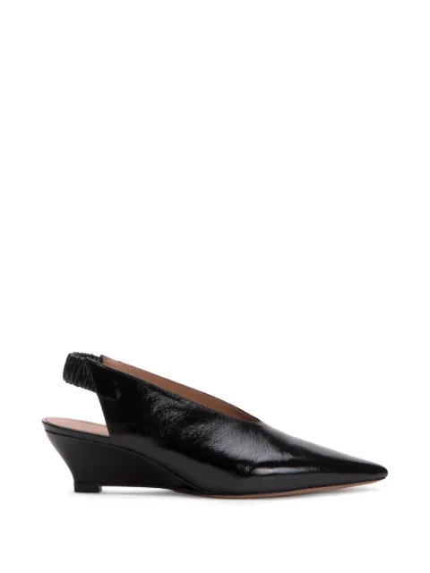 ODISSI Maria pointed-toe wedge pumps Black OD47061A24015