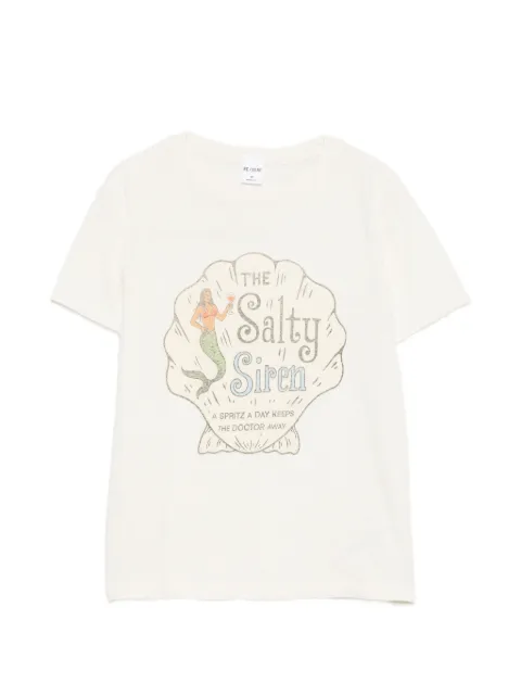 RE/DONE graphic-print T-shirt Neutrals 02402WCGT411