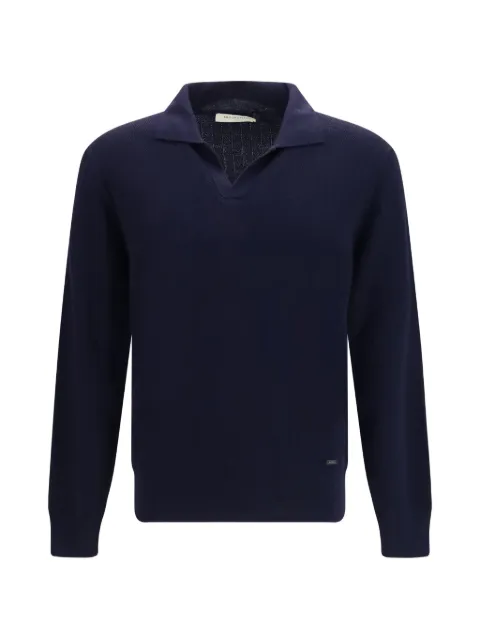 BROOKSFIELD long-sleeve knit Blue 203HK031