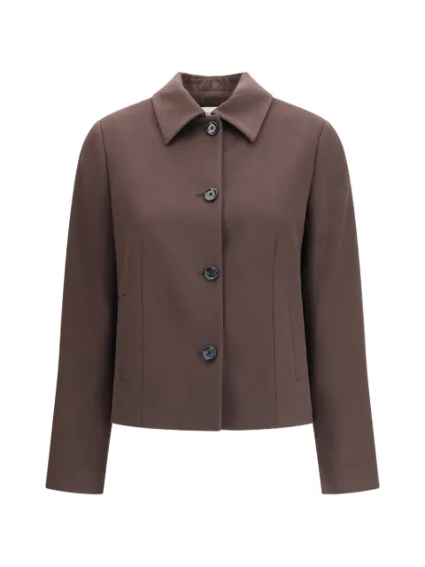 Lardini button-fastening collared jacket Brown A7TARAACIF67544