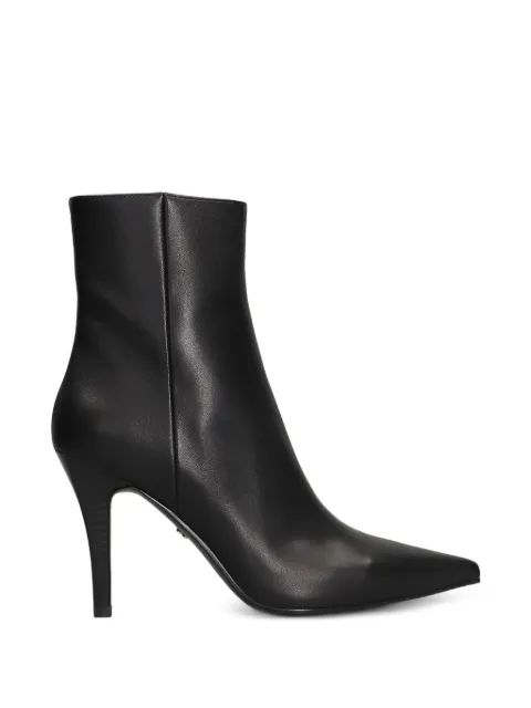 Lola Cruz pointed-toe stiletto-heel ankle boots Black 007T84BK