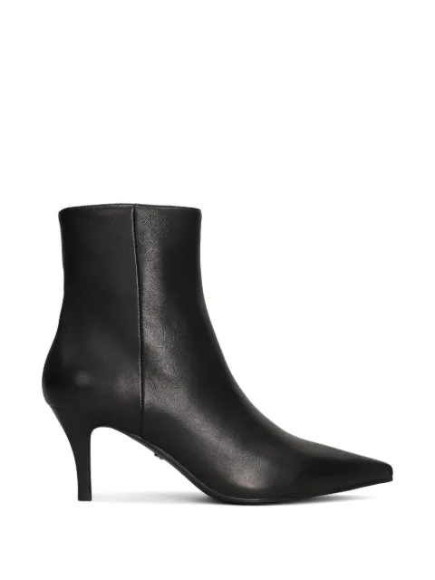 Lola Cruz pointed-toe stiletto-heel ankle boots Black 006T84BK