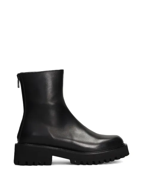 Fabio Rusconi rear-zip chunky ankle boots Black MQR5608