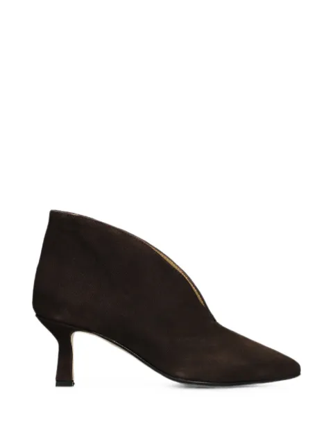 L Arianna pointed-toe suede ankle boots Brown TR8006RT