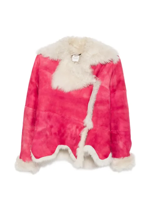 A.N.G.E.L.O. Vintage Cult 2000s fur-trim jacket Pink AN900CNH