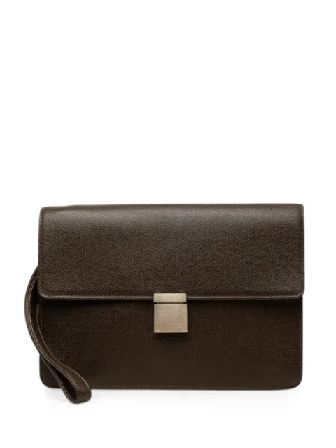 Louis Vuitton Pre-Owned 2005 Taiga Selenga clutch bag Brown 9S9PFYSB2AWUK7UZ